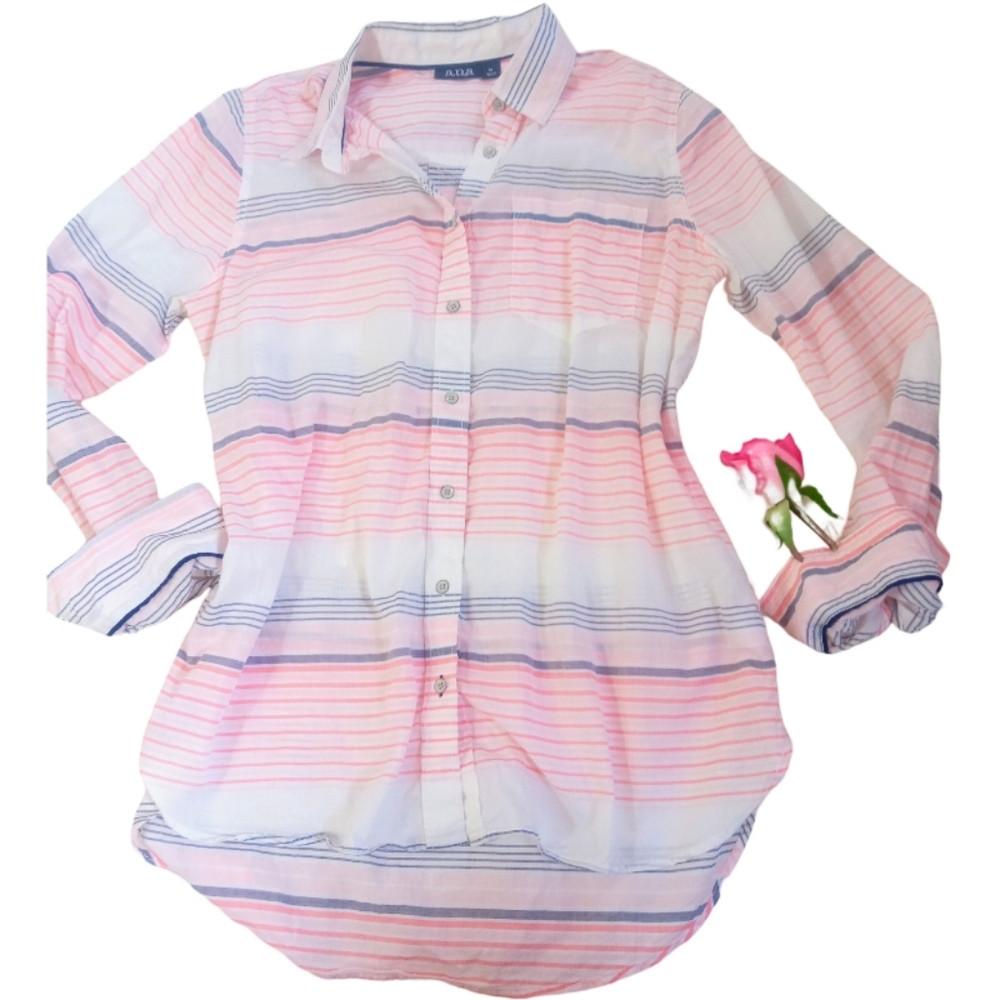 HP🛍️A.N.A A New Approach pink size medium gently worn lightweight button down